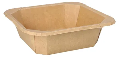 Produktbild von 25 Papstar Lunchboxen, Pappe eckig 1000 ml 5,2 cm x 18 cm x 18 cm braun 37017