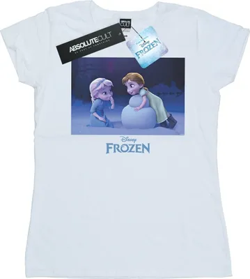 Produktbild von Disney - "Frozen Build A Snowman" T-Shirt für Damen BI21957 (XXL) (Weiß)