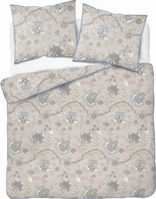 Obrázek produktu pro Ložní prádlo, perkálové ložní prádlo, s lemováním, elegantní 200x220 5242b Béžová, květiny