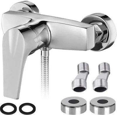Produktbild von Einhebelmischer, Duscharmatur – Wandmontage, Chrom, Wasserhahn, Badezimmer