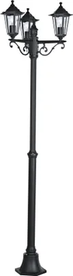 Produktbild von Eglo 22145 LATERNA 4 E27 Außen-Stehleuchte Ø550mm Schwarz IP44