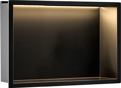 Produktbild von Wandeinbau-Regal Fürs Bad REA 30x45 Black