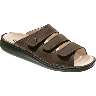 Produktbild von Finn Comfort, Korfu, Pantolette, Herren,Tabak, Braun, Leder, Neu - Damenschuhe Pantolette / Zehentrenner, Braun