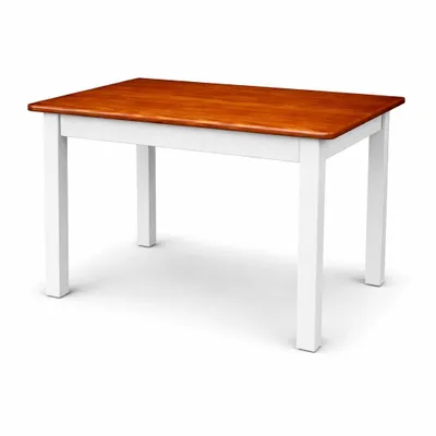Produktbild von Esstisch Küchentisch  massiv Restaurant eckige Tischplatte (60x80, Calvados)