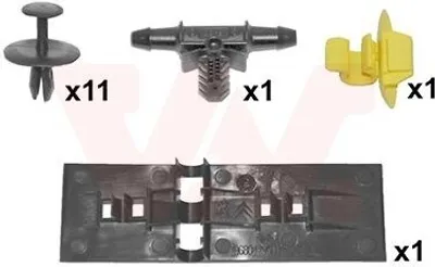 Produktbild von VAN WEZEL Montagesatz Motorhaube 4042797 Vorne passend für PEUGEOT 308 SW I (4E, 4H)