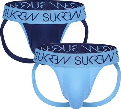 Obrázok produktu pre SUKREW Jockstrap Multipack 1x Arctic Blue + 1x Marine - Größe XXL