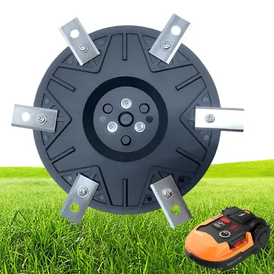 Image de Lames de coupe pour robot tondeuse, adaptées à 6 lames - Fabriquées en plastique de haute qualité
