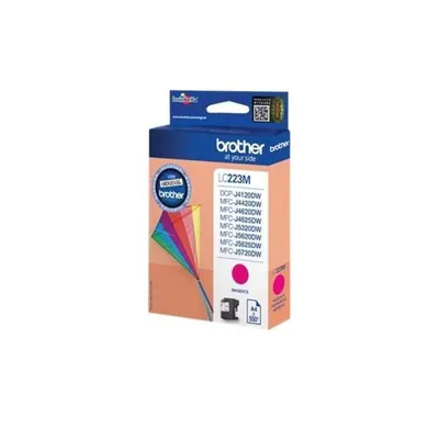 Zdjęcie produktu dla Brother LC223M, Purpurowy, Tusz na bazie pigmentu, 1 szt., 550 stron(y), Jednopak