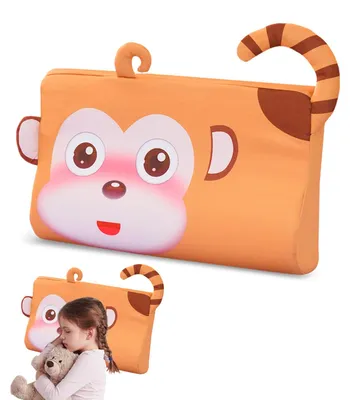 Produktbild von Kinderkissen ergonomisch, 46x26x7 cm, atmungsaktiv für die Nacht