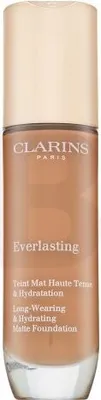 Zdjęcie produktu dla Clarins Everlasting Long-Wearing, Buteleczka z pompką, Płynny, Skóra uniwersalna, Nawilżający, Odcień medium skin, Chłodny