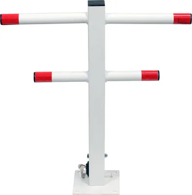 Image de Barrière de parking / poteau de barrière H = 60 cm, L = 55 cm avec insert profilé