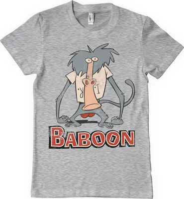 Produktbild von I Am Weasel - Baboon T-Shirt - Medium - HeatherGrey
