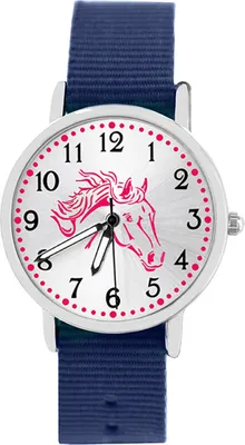 Produktbild von Mädchen Armbanduhr Kinder Pferdemotiv Kinderuhr  wasserdicht Geschenk Quarzuhr