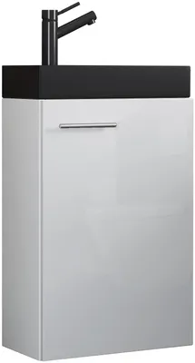 Image de VCM 2 pcs. lavabo pour invités "Slito BL" blanc