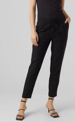 Produktbild von Vero Moda VMJESMILO - 10279691, Weiblich, Erwachsener, Schwarz, S, Regular fit, Viskose, Leinen