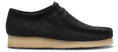 Imagen del producto de Clarks Originals Wallabee zapatos de malla con suela de crepé negro mujer y hombre