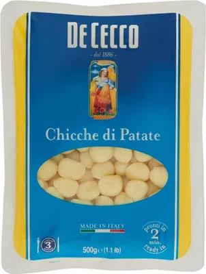 Produktbild von 10x Pasta De Cecco 100% Italienisch Chicche di patate Nudeln 500g Kartoffelpaste + Itlaian Gourmet polpa 400g