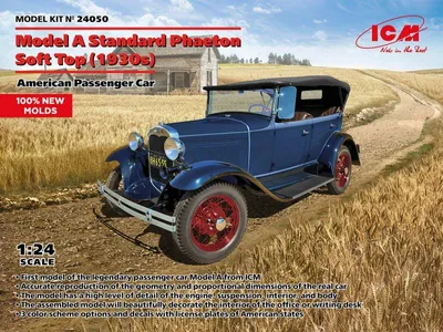 Image de Modèle A Standard Phaeton Soft Top (années 1930) / 1:24