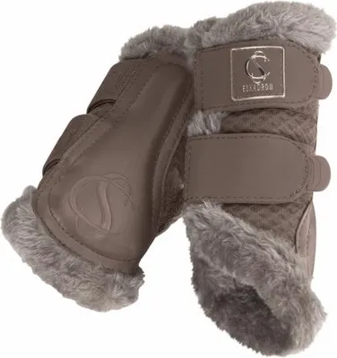 Produktbild von Eskadron Gamaschen " MESH FAUXFUR " , SHETTY Farbe - darktaupe Größe - XXXS