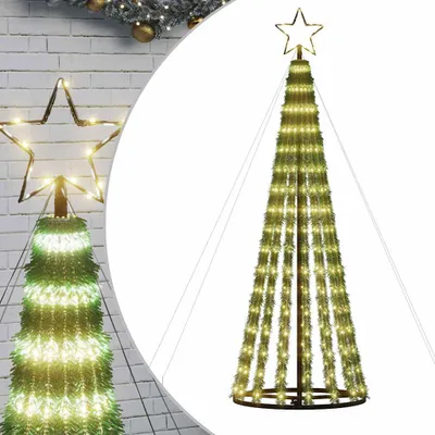 Produktbild von vidaXL LED Weihnachtsbaum 275 LEDs Warmweiß 180 cm