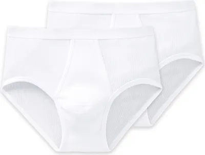 Obrázek produktu pro Schiesser pánské sportovní slipy 2PACK bílé 006