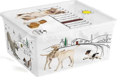 Immagine prodotto di Scatola per giocattoli Cuccioli M in plastica 34 x 17 x 40 cm