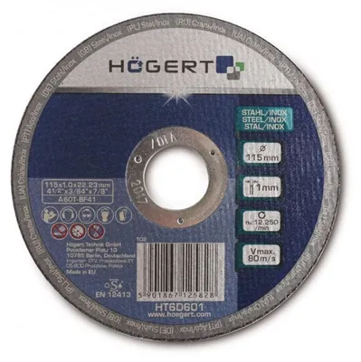 Image de Disque de coupe 125 mm métal & acier - pour disqueuse