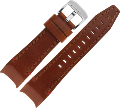 Immagine prodotto di Cintura Atomic Age - Pelle (A696) marrone con rosso p. acciaio cl.