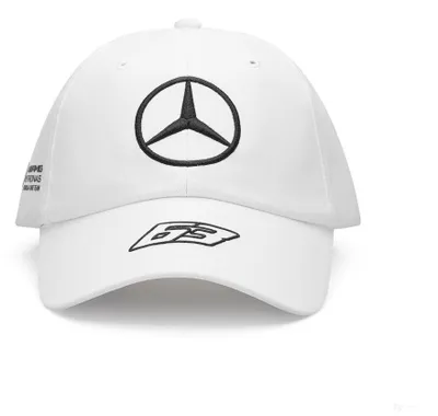Produktbild von Mercedes Team George Russell Driver Dad Kappe, weiß, 2023