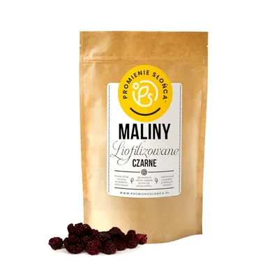 Zdjęcie produktu dla Maliny Czarne Liofilizowane 20 g