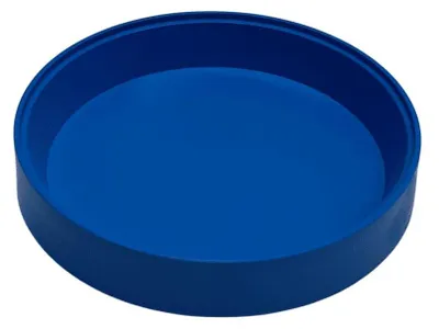 Productafbeelding van Bergeon 2377 C B, Blauwe Plastic Ronde Opslagtray, Ø 70 x 13 mm