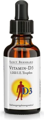 Obrázek produktu pro Doplňky stravy Kräuterhaus Sanct Bernhard vitamín d3 1000 iu v kapkách (30 ml) 4747