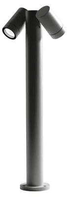 Image de Borne D'Extérieur Ges1123 Structure En Aluminium Moulé Sous Pression Raccordement Gu10 Ip65 Anthracite - Gealuce