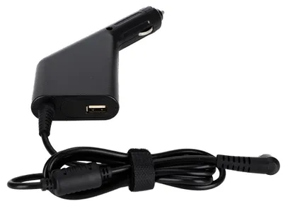 Image de Chargeur de voiture multifonction 90 W avec interface USB et 10 adaptateurs, compatible avec DELL