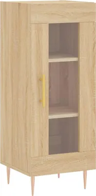Produktbild von vidaXL Sideboard Sonoma-Eiche 34,5x34x90 cm Holzwerkstoff