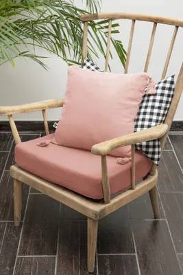 Produktbild von Kissen 40 x 40 cm GAÏA Pfirsichrosa