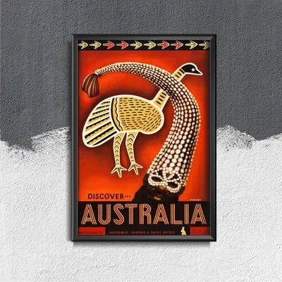 Produktbild von Poster - Canvas - Leinwand - 29,7 cm x 42 cm - discover Australien