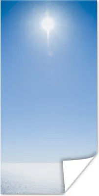 Produktbild von MuchoWow® Poster Sommer - Meer - Sonne 60x120 cm - Wandschmuck