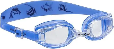 Productafbeelding van Madwave Zwembril voor kinderen, blauw. Geschikt voor jongens en meisjes. Blauw. One size