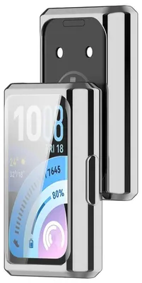 Produktbild von Schutzhülle für Huawei Band 11 Pro, Bizon Case Watch Felipe, Silbern