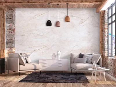 Produktbild von Vlies Fototapete Betonoptik 400x280 cm Tapeten Wandtapete XXL Abstrakt Steinwand beige f-A-10042-a-b