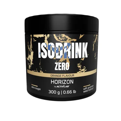Image de ISODRINK ZERO électrolytes avec vitamines sans sucre et sans calories saveur orange HORIZON Activlab