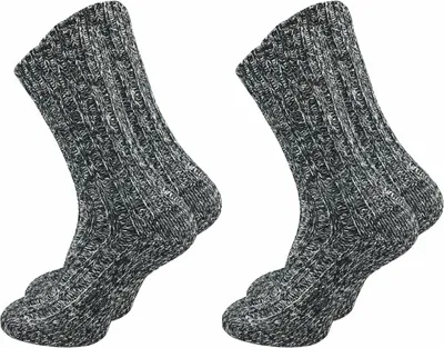 Produktbild von Gawilo  Norwegersocken Herren (2 Paar), Schwarz / 47 - 50