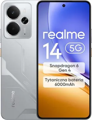 Image de REALME 14 5G RMX5070 (EU) 256GB 8GB MECHA Sidabrinis