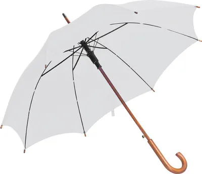 Produktbild von Automatik-Regenschirm / Farbe: weiß