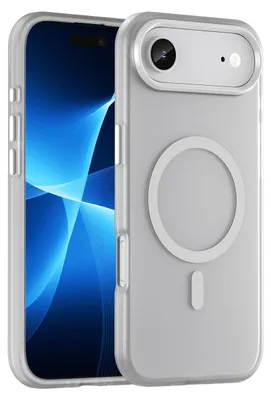 Obrázok produktu pre Obal Air Case s magnetickým abrazívom pre iPhone 17, kompatibilný s MagSafe - matná biela
