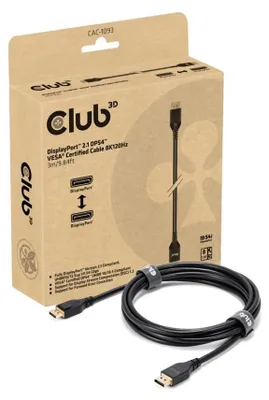 Immagine prodotto di Club3d CLUB3D DisplayPort™ 2.1 DP54™ Cavo VESA® 8K120Hz 3m/ 9,84ft