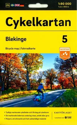 Obrázek produktu pro Cyklistická mapa List 5 Blekinge 1:90000