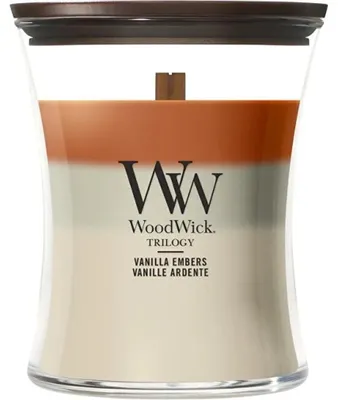 Image de Vase à bougie parfumée moyen Trilogy Vanilla Embers 275 g