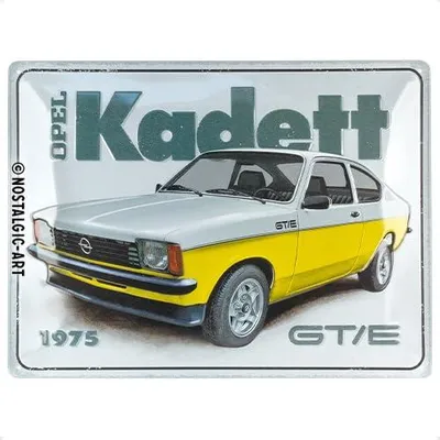 Obrázok produktu pre Nostalgic-Art - Plechová tabuľka 30 x 40 cm - Opel - Kadett GT/E